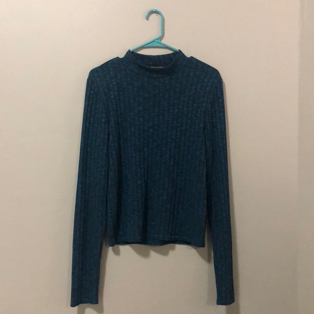 Blue Turtle Neck